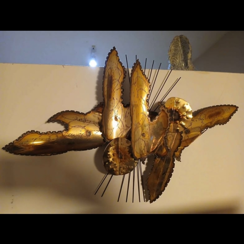 Metal Wall Art Handmade Vintage
